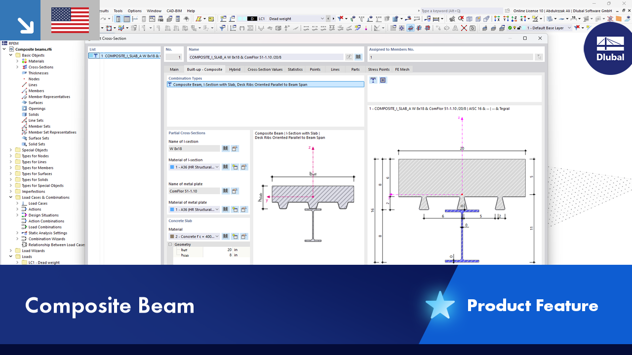 Composite Beam | Product Feature