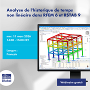 Nonlinear Time History Analysis in RFEM 6 and RSTAB 9