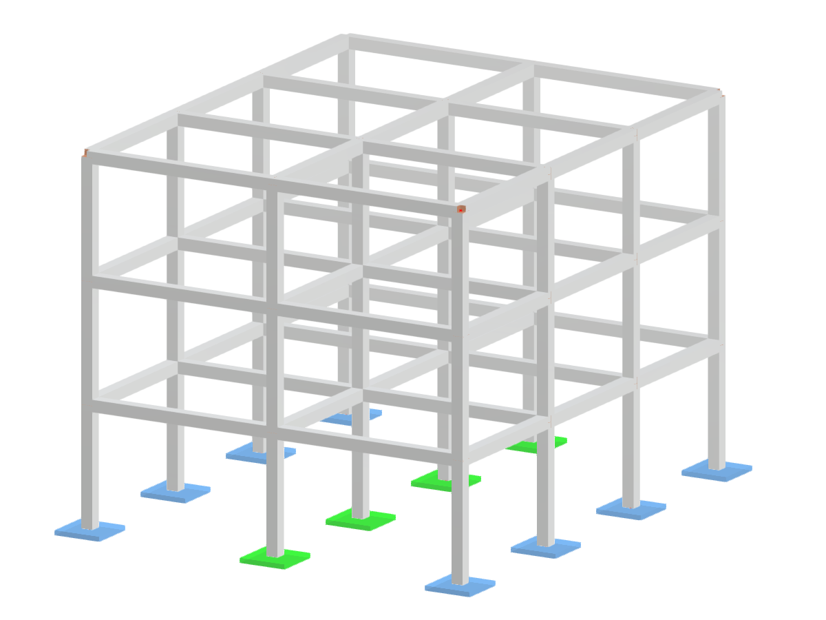 Model 006063 | Concrete Structure with Nonlinear Supports