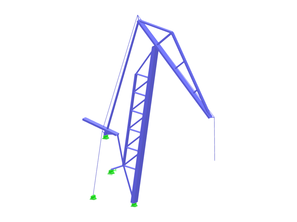 Model 006074 | Level luffing crane