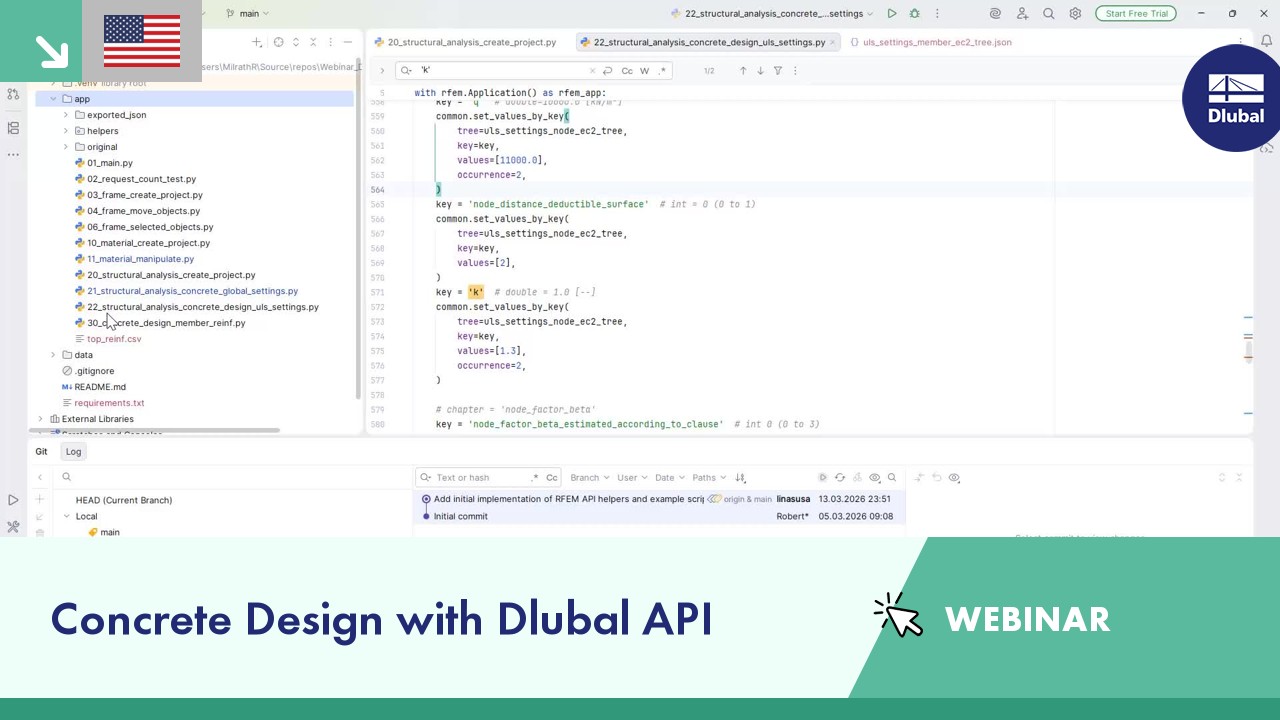 Concrete Design with Dlubal API | Webinar