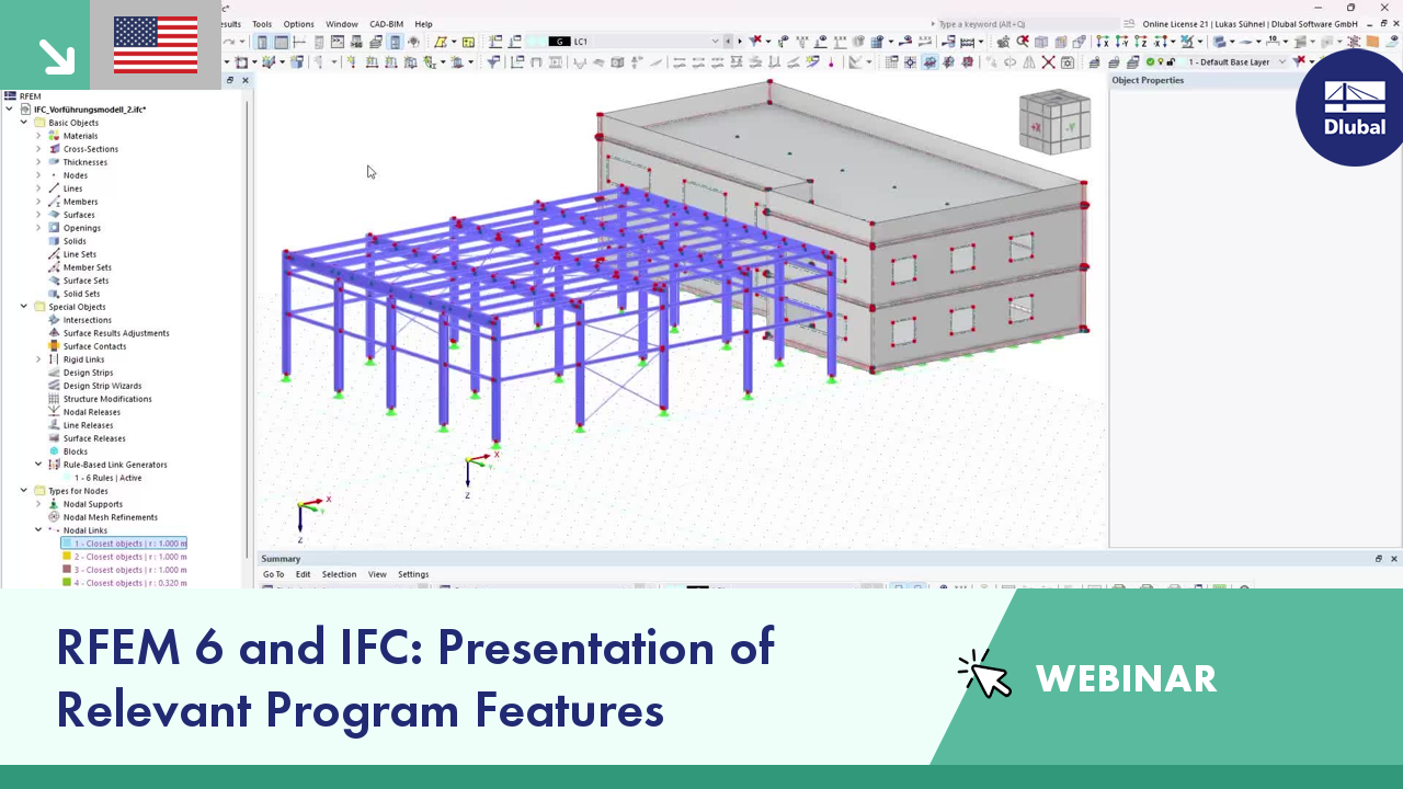Webinar | RFEM 6 and IFC: Presentation of Relevant Program Features