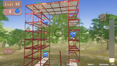 Visualization of the "Earth" level, created by Impulse Control.