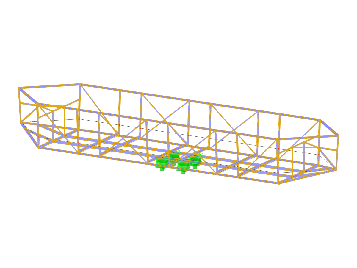 Intricate structural timber design showcase various structural details and angles of the boat.
