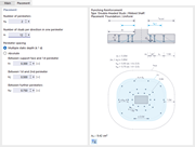Headed stud reinforcement with uniform distribution for foundation