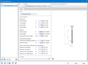 Dialog Box “New Wood Screw”
