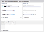 Import effective length from stability analysis