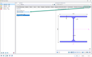 Optimization of a Cross-Section within a User-Defined Favorites List