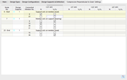Settings for 'Compression perpendicular to grain'