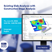 Existing Slab Analysis with Construction Stage Analysis