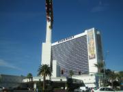 The Stardust Hotel and Casino, with its striking architecture, during its years of operation