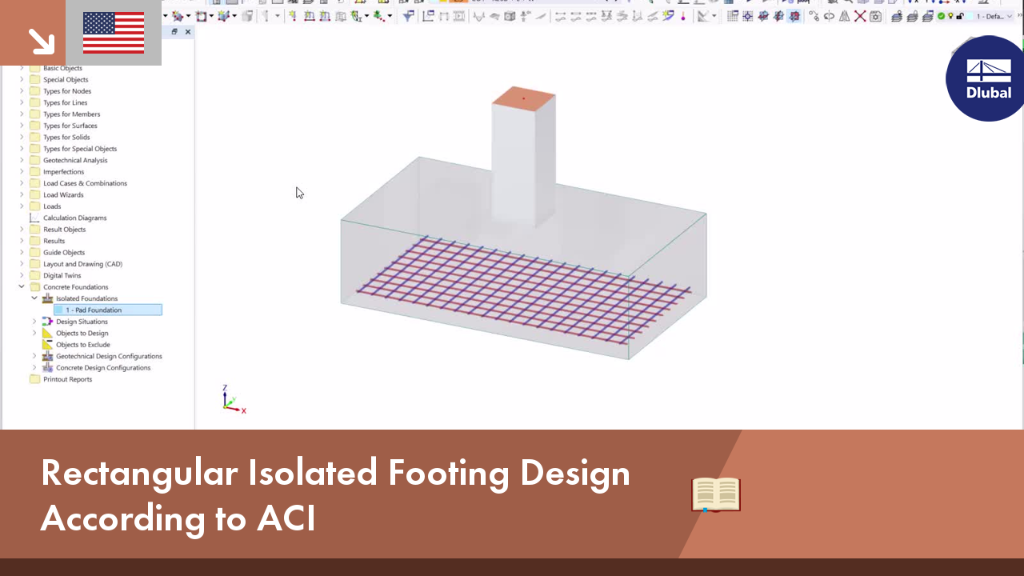 Rectangular Isolated Footing Design According to ACI