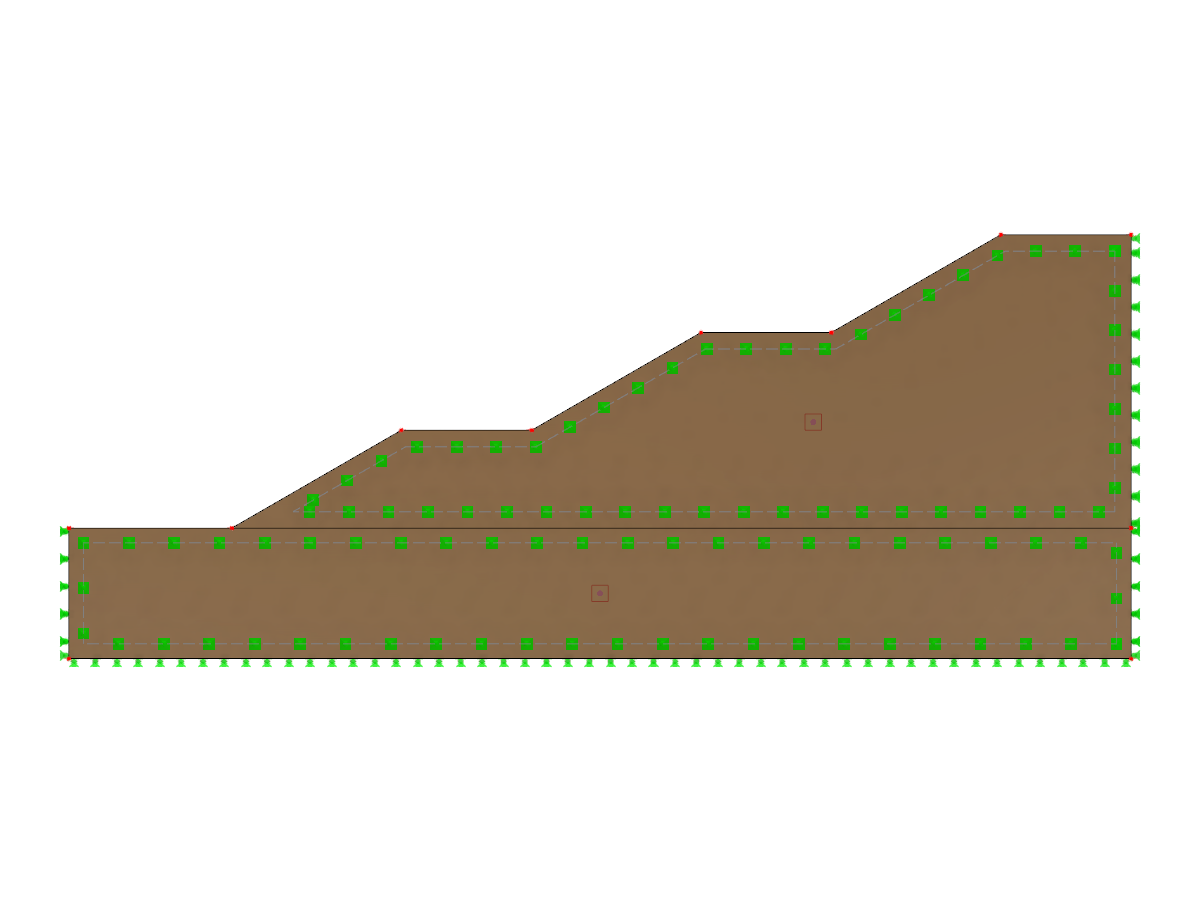 Model 006171 | Benched Slope Soil