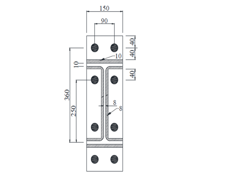 Fig. 2 - Endplate/Bolt configuration
