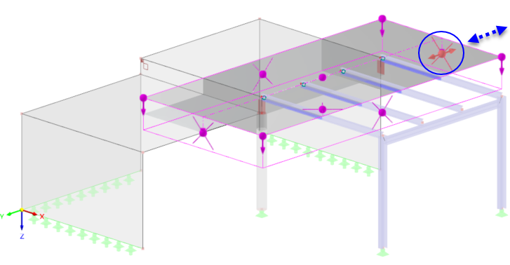 Adjust size of box using grip points