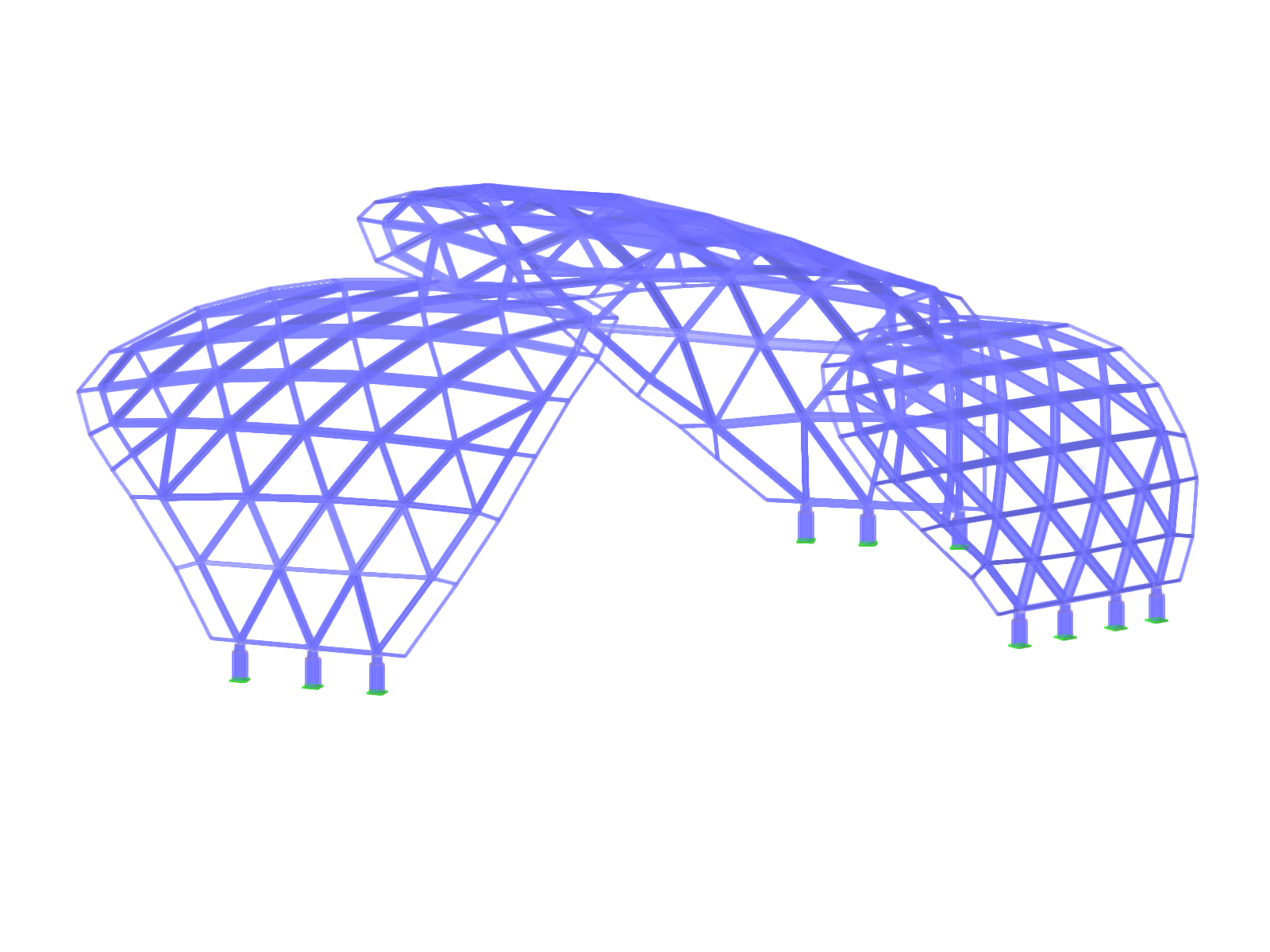 Steel roof structure at “The Monarch” venue in San Antonio, Texas. Not available for download. Explore this exciting customer project now!