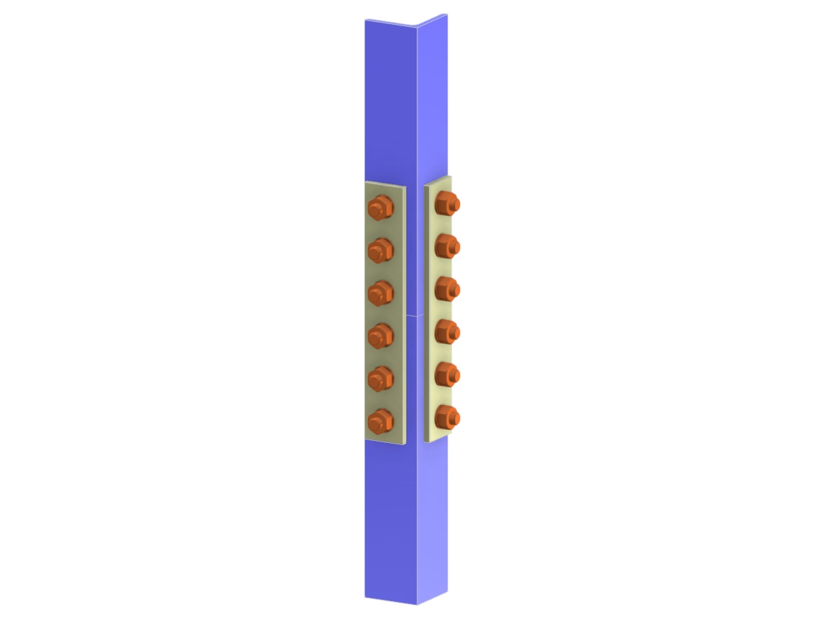 Model 006307 | Column Splice with Splice Plates
