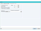 Configuración detallada para la importación de DXF
