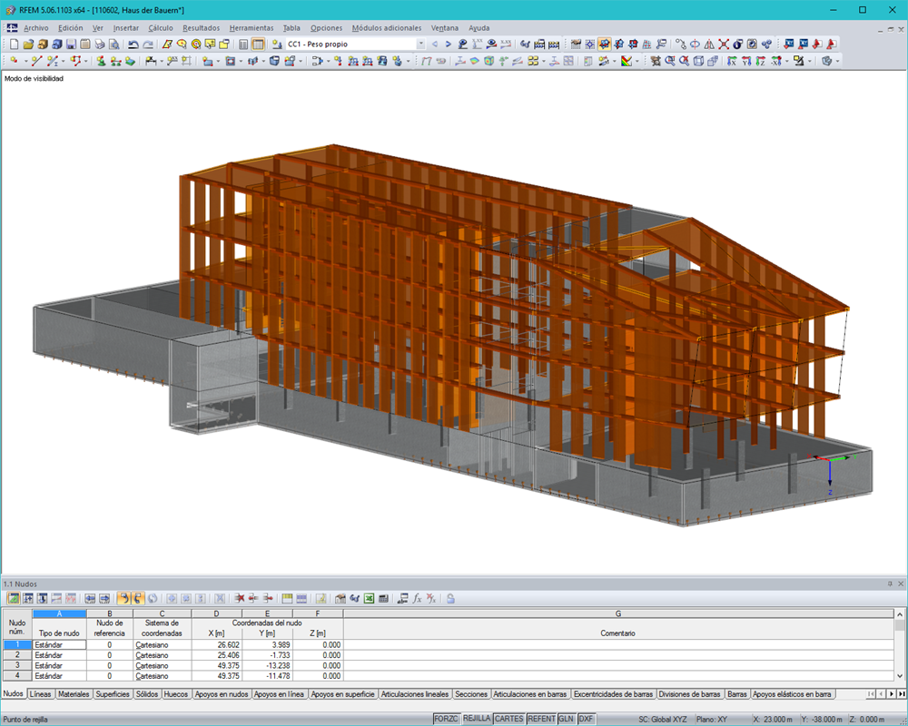 Badener Haus der Bauern in Freiburg | Realisiert mit RFEM von Göppert Bauingenieure, Lahr | www.gbi-statik.de