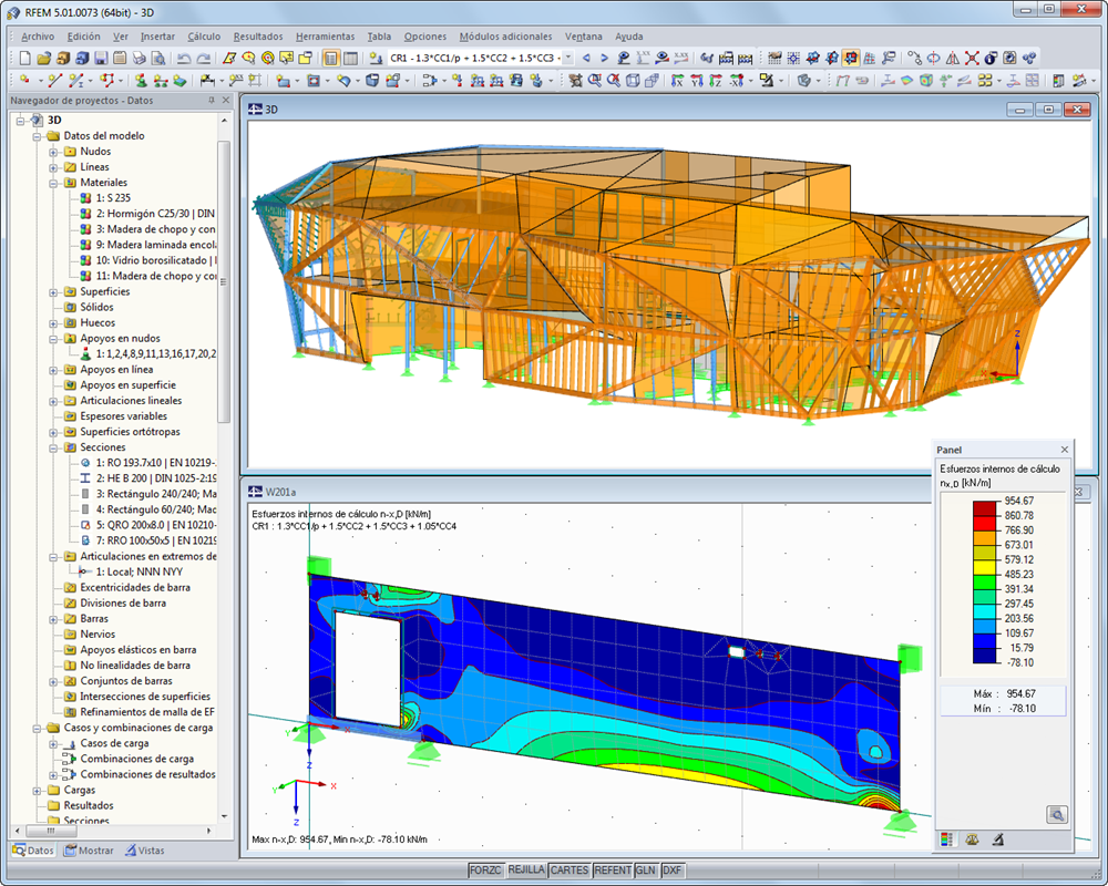 Werkstatt für Holzschnitzkunst im Grödnertal, Südtirol | Realisiert mit RFEM von Lignaconsult Schrentewein & Partner GmbH, Bozen, Italien | lignaconsult.net