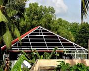 Estructura de cubierta de aluminio