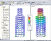 Estructura de andamio para la renovación de un campanario en Kerpen, Alemania | Diseñado con RFEM por IB Klimpel, Bochum, Alemania | www.ib-klimpel.de