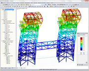 Deformación de andamios industriales