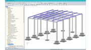 Cimentaciones en Renderizado 3D en RFEM