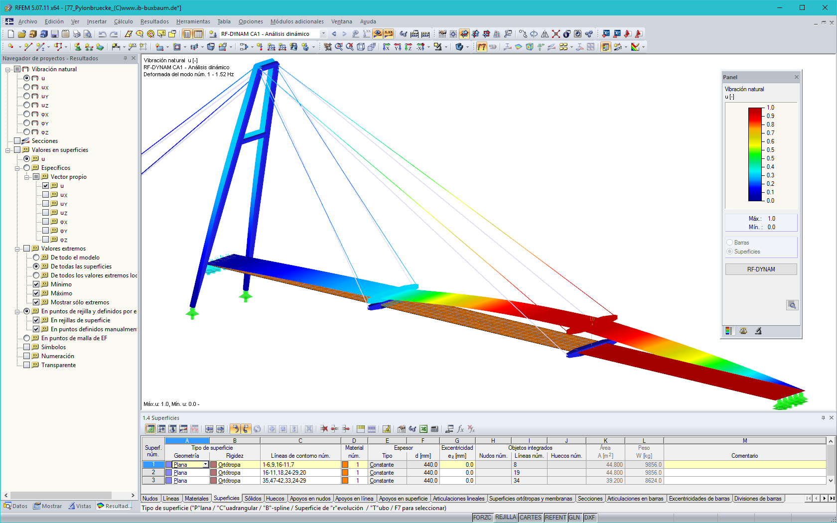 Proyecto de cliente calculado en RFEM: Puente de pilones sobre Agger en Lohmar | © www.schaffitzel-miebach.com