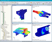 Vorgestellte Modelle beim Dlubal-Infotag in Belgien und in den Niederlanden