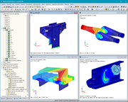 Vorgestellte Modelle beim Dlubal-Infotag in Belgien und in den Niederlanden