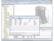 Anpassung der Parameter eines Kühlturmes in RFEM