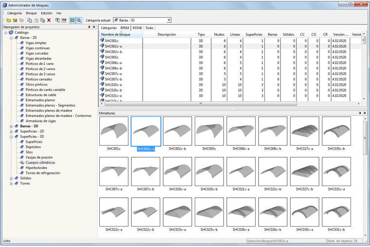 Blockmanager für RFEM und RSTAB