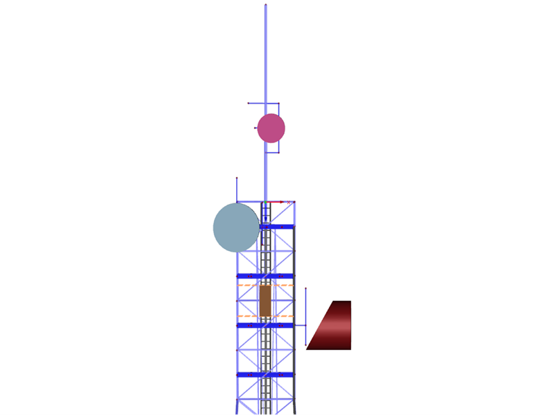 Módulo adicional RF-/TOWER Equipment para RFEM/RSTAB | Equipo de torre de comunicaciones de celosía