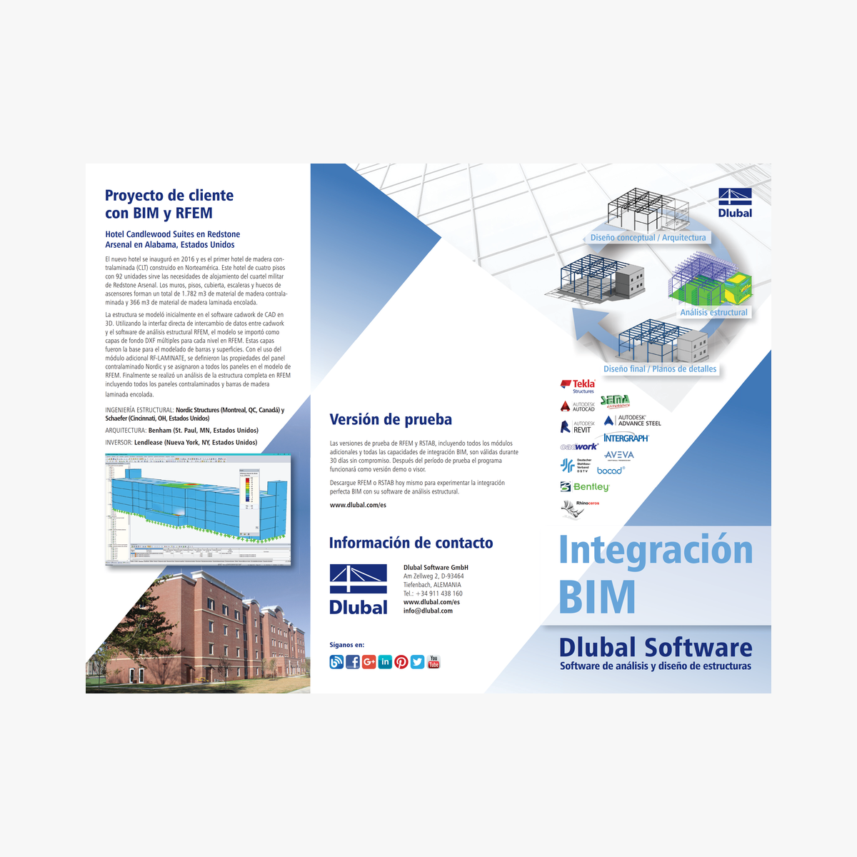 Dlubal Software | Folleto de integración BIM