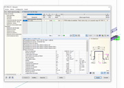 Resultados del cálculo un para perfil omega conformado en frío en RF-/STEEL EC3