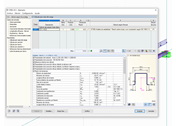 Resultados del cálculo un para perfil omega conformado en frío en RF-/STEEL EC3