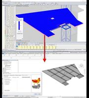 Übergabe von Bewehrungsobjekten von RFEM an Revit