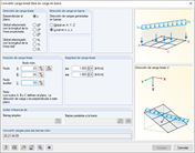 Freie Linienlast in Stablasten umwandeln