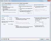 Configuración detallada para el cálculo del carril de grúa