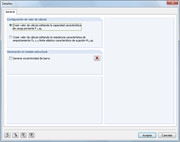 Detaileinstellungen für die Bemessung