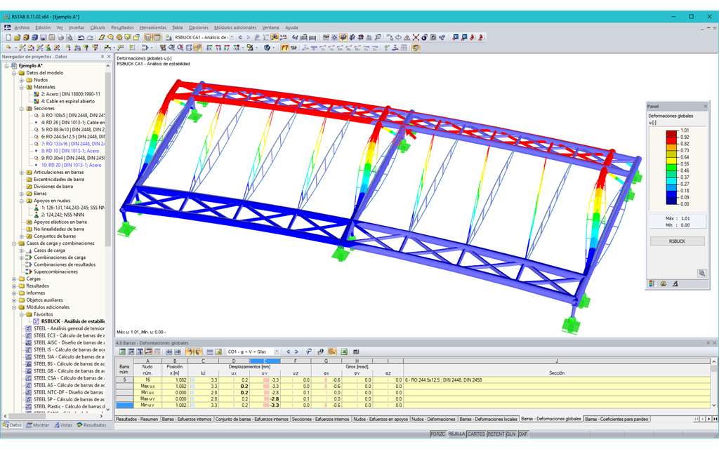 Grafische Darstellung der Knickfigur