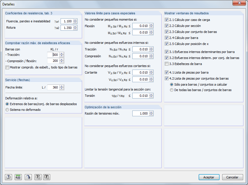 Gebrauchstauglichkeitsparameter