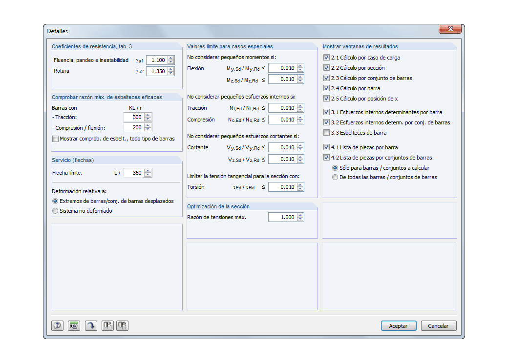 Gebrauchstauglichkeitsparameter