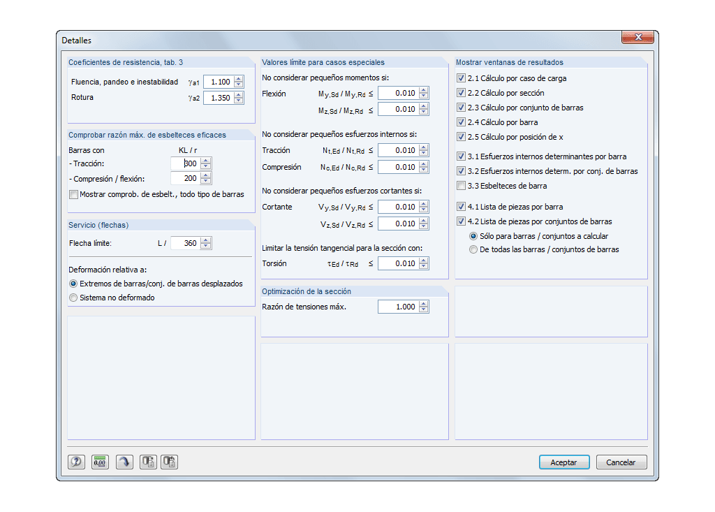 Gebrauchstauglichkeitsparameter
