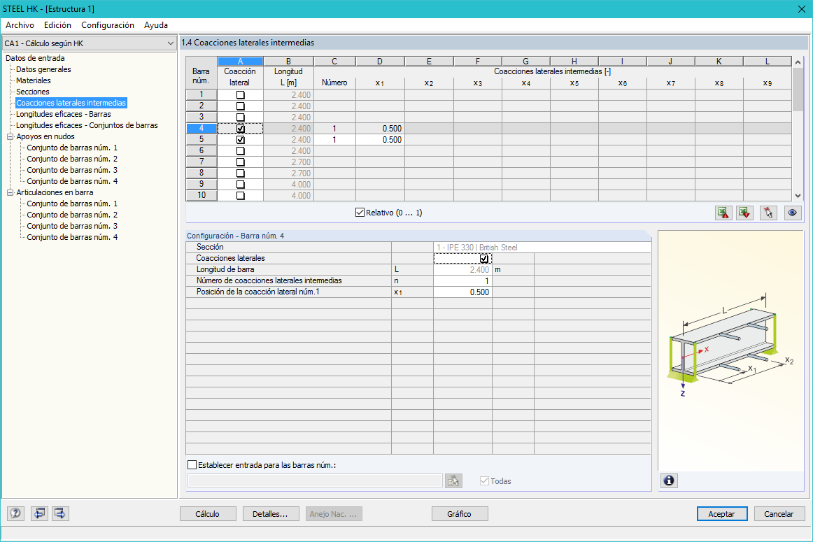 Seitliche Lagerungen