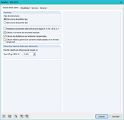 Detaileinstellungen Tragfähigkeit
