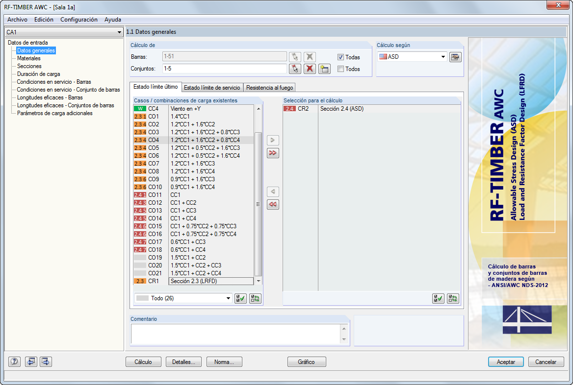 Ventana 1.1 Datos generales