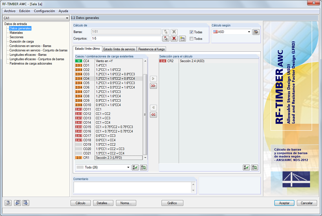Ventana 1.1 Datos generales