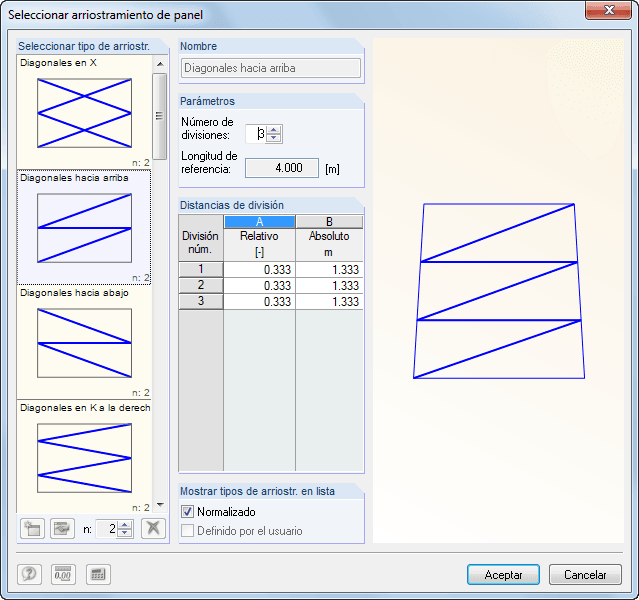 Benutzerdefinierte Ausfachung bearbeiten